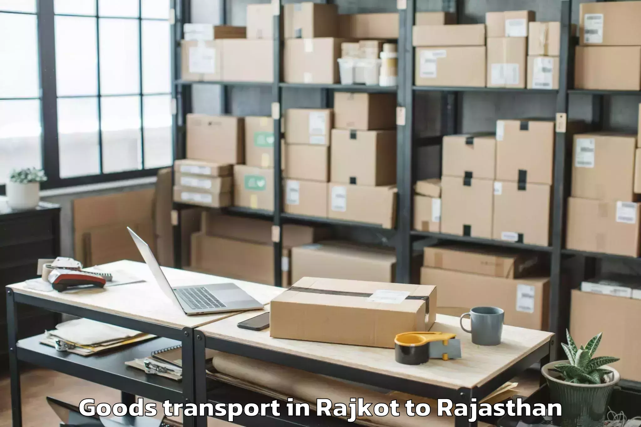 Discover Rajkot to Bonli Goods Transport